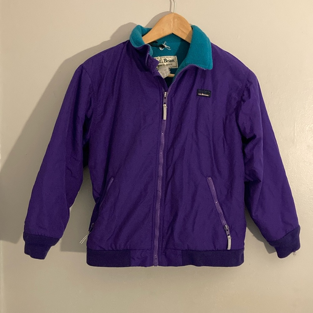 Vintage kids LL Bean warm up jacket